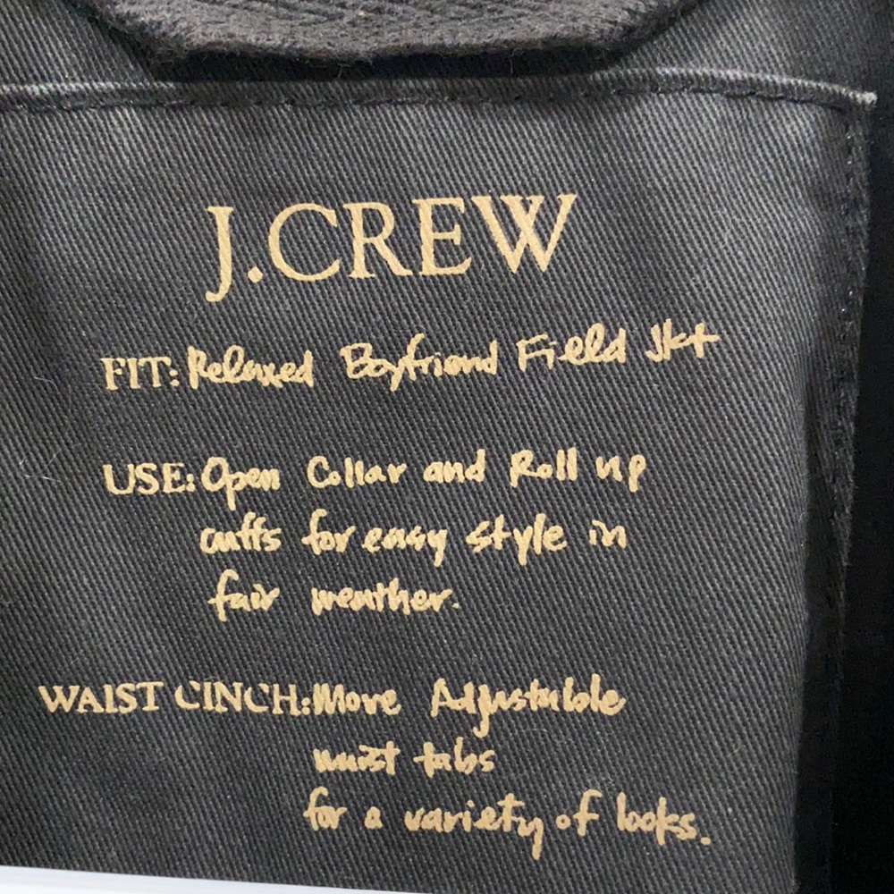 JCREW Relaxed Boyfriend Field Jacket XS - Picture 3 of 3